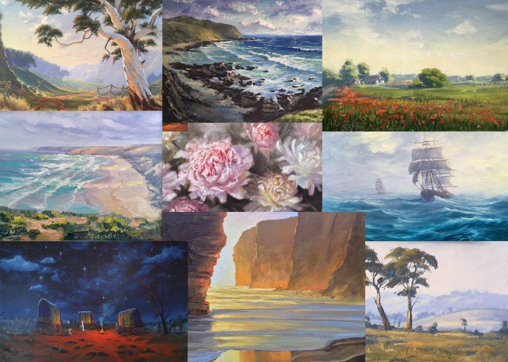 australian landscape paintings